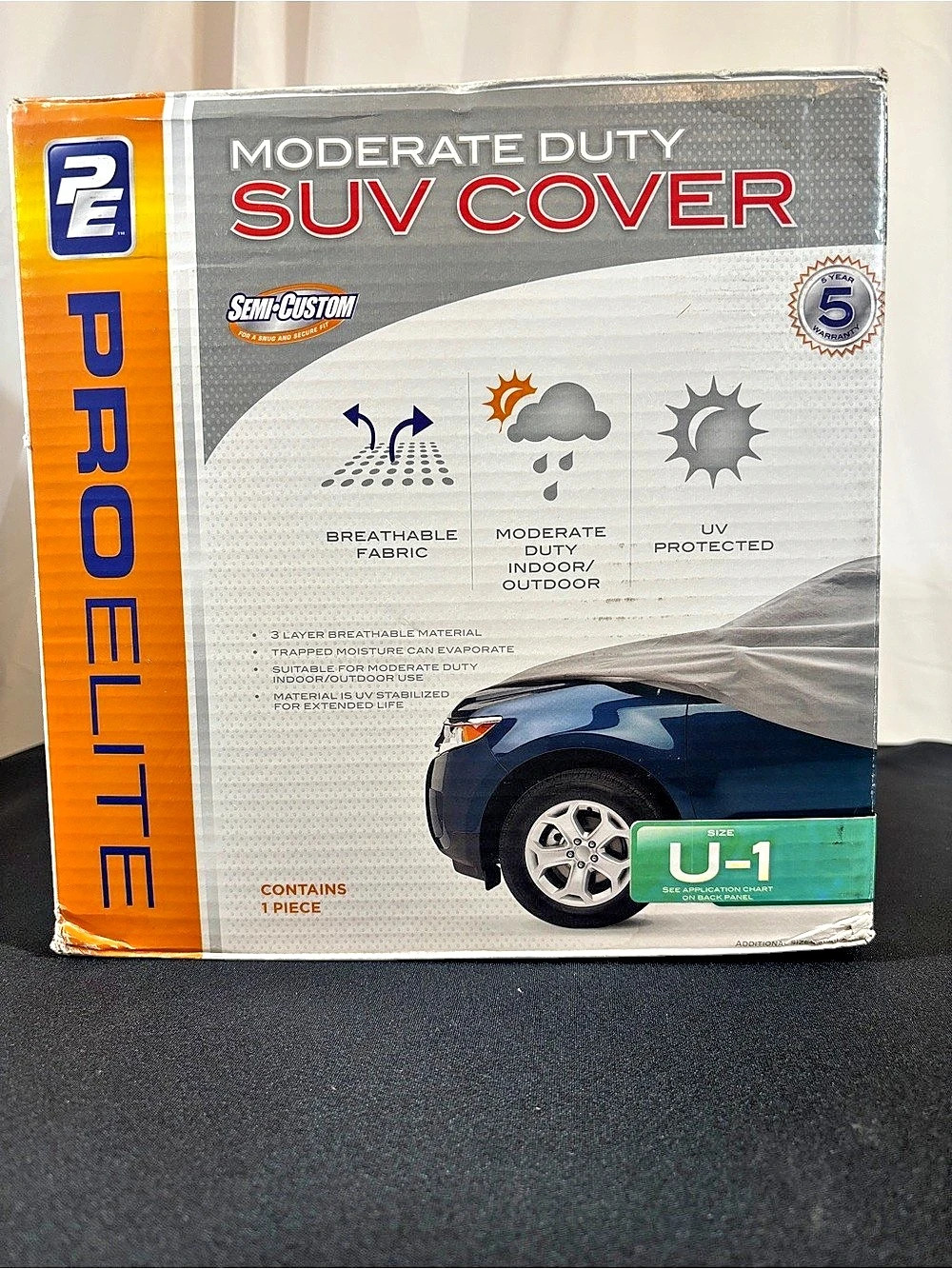 ProElite Moderate Duty SUV Cover Gray SUV Cover